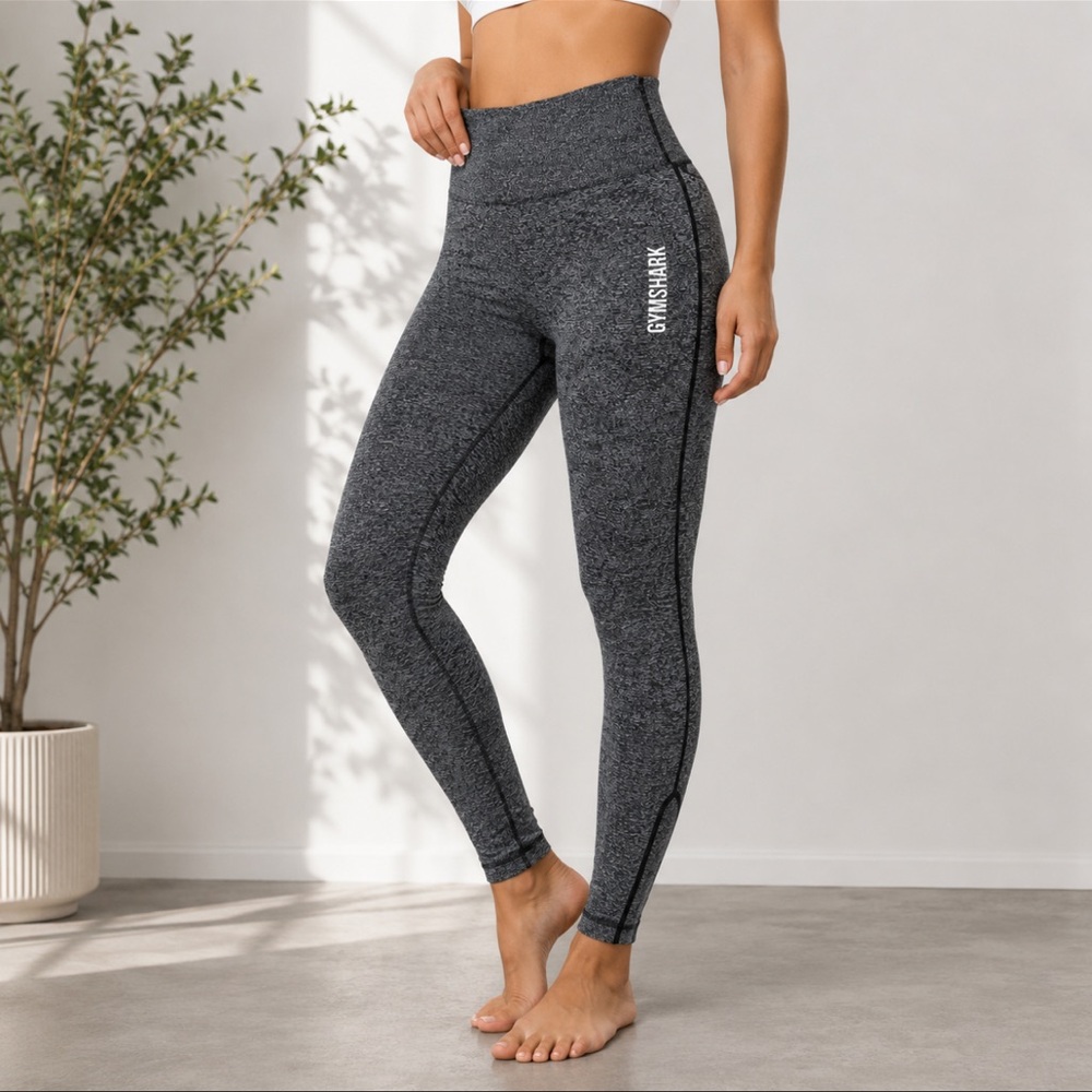 Gymshark Gray High Waisted Seamless Leggings